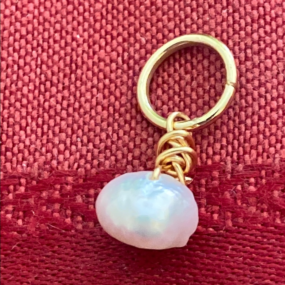 5/$10❤️❤️❤️NEW Genuine Cultured Pearl Pendant Charm